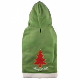 Sweat de Noël Vert et Rouge pour Chien de Luxe