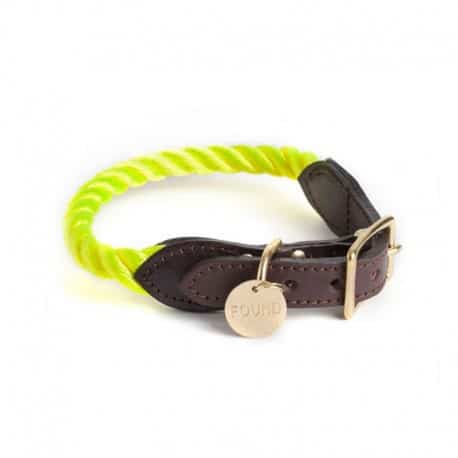 Collier Jaune Fluo Chien