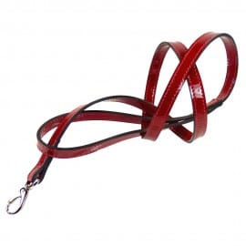 Red Patent Leash